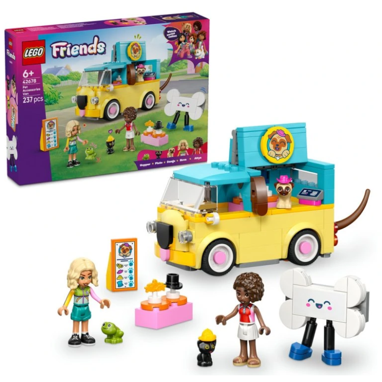 LEGO Friends – Dodávka s doplnkami pre maznáčikov